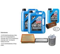 FEBI Controllo set 11L LIQUI MOLY 5W-30 High Tech di lunga data per Mercedes