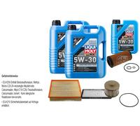 FEBI Controllo set 11L LIQUI MOLY 5W-30 High Tech di lunga data per Mercedes