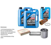 FEBI Controllo set 11L LIQUI MOLY 5W-30 High Tech di lunga data per Mercedes