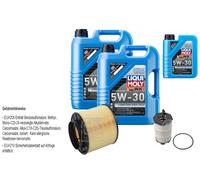 FEBI Controllo Set 11L LIQUI MOLY 5W-30 Longtime High Tech Per Audi A5 8T3