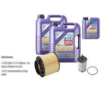 FEBI Controllo Set 11L LIQUI MOLY 5W-40 Leichtlauf High Tech Per Audi A5 8T3