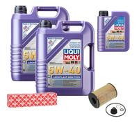 FEBI Controllo Set 11L LIQUI MOLY 5W-40 Leichtlauf High Tech Per BMW 5 Serie G30