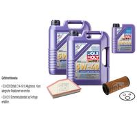 FEBI Controllo Set 11L LIQUI MOLY 5W-40 Leichtlauf High Tech Per BMW 5er