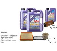 FEBI Controllo set 11L LIQUI MOLY 5W-40 Leichtlauf High-Tech per Mercedes