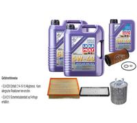 FEBI Controllo set 11L LIQUI MOLY 5W-40 Leichtlauf High-Tech per Mercedes