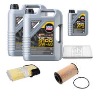 FEBI Controllo Set 11L LIQUI MOLY TOP TEC 4100 5W-40 Per Porsche Boxster 986