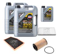 FEBI Controllo Set 11L LIQUI MOLY TOP TEC 4100 5W-40 Per Porsche Boxster 986