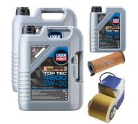 Febi Controllo Set 11L Liqui Moly Top Tec 4600 5W-30 per Audi A6