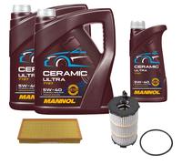 FEBI Controllo Set 11L MANNOL Ceramic 5W-40 Per Audi Q7 4.2 FSI Quattro VW