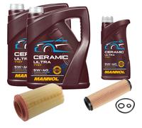FEBI Controllo Set 11L MANNOL Ceramic 5W-40 Per Mercedes-Benz C-Class