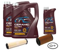 FEBI Controllo Set 11L MANNOL Ceramic 5W-40 Per Mercedes-Benz E-Class