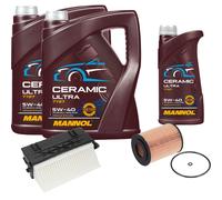 FEBI Controllo Set 11L MANNOL Ceramic 5W-40 Per Mercedes-Benz GLK-Klasse 350