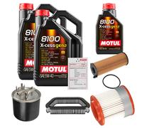 FEBI Controllo Set 11L MOTUL 8100 X-CESS 5W-40 Per Audi A8 3.0 TDI QUATTRO
