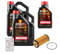 FEBI Controllo Set 11L MOTUL 8100 X-CESS 5W-40 Per Audi A8 4.2 Quattro 3.7