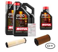 FEBI Controllo Set 11L MOTUL 8100 X-CESS 5W-40 Per Mercedes-Benz S-Klasse