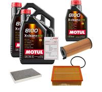 FEBI Controllo Set 11L MOTUL 8100 X-CLEAN 0W-30 Per Audi A4 Avant 2.7 TDI