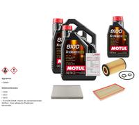 FEBI Controllo set 11L MOTUL 8100 X-CLEAN 0W-30 per Mercedes-Benz Vito/Mixto