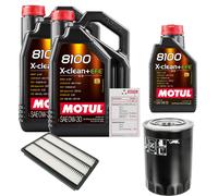 FEBI Controllo Set 11L MOTUL 8100 X-CLEAN 0W-30 Per Mitsubishi Pajero IV 3.2