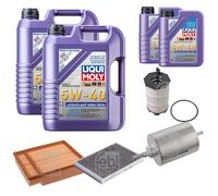FEBI Controllo Set 12L LIQUI MOLY 5W-40 Leichtlauf High Tech Per Audi A4