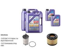 FEBI Controllo Set 12L LIQUI MOLY 5W-40 Leichtlauf High Tech Per Audi A6