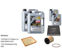 Febi Controllo Set 12L Liqui Moly Special Tec F 5W-30 per Ford Transit Bus