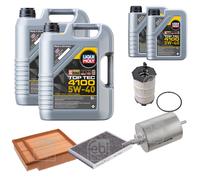 FEBI Controllo Set 12L LIQUI MOLY TOP TEC 4100 5W-40 Per Audi A4 Cabriolet