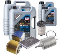 Febi Controllo Set 12L Liqui Moly Top Tec 4600 5W-30 per Audi A6