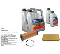 Febi Controllo Set 12L Longlife Plus 5W-30 per Per VW Touareg 7LA 7L6 7L7