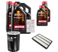 FEBI Controllo Set 12L MOTUL 8100 X-CLEAN 0W-30 Per Mitsubishi Pajero IV 3.2