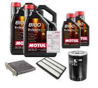 FEBI Controllo Set 12L MOTUL 8100 X-CLEAN 0W-30 Per Mitsubishi Pajero IV 3.2