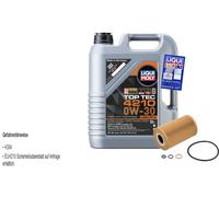 Febi Controllo Set 5 L Liqui Moly Top Tec 4210 0W-30 per BMW 3er 318i 316i Z3