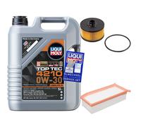 FEBI Controllo Set 5 L Liqui Moly Top Tec 4210 0W-30 Per Dacia Logan II