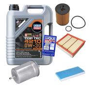 FEBI Controllo Set 5 L Liqui Moly Top Tec 4210 0W-30 Per Mercedes A-Klasse