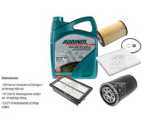 FEBI Controllo Set 5L ADDINOL GIGA LIGHT MV 0530 LL Per Hyundai I20 Coupe 1.1