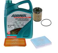 FEBI Controllo Set 5L ADDINOL GIGA LIGHT MV 0530 LL Per Opel Combo Tour 1.4