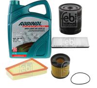 FEBI Controllo Set 5L ADDINOL GIGA LIGHT MV 0530 LL Per Peugeot 306 Break 2.0