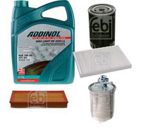 FEBI Controllo Set 5L ADDINOL GIGA LIGHT MV 0530 LL Per VW Polo Variant 1.9