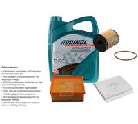 Febi Controllo Set 5L Addinol Super Light 0540 per Citroen Xsara