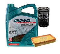 FEBI Controllo Set 5L ADDINOL SUPER LIGHT 0540 Per Ford Focus Turnier 2.0 16V