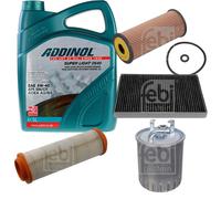 FEBI Controllo Set 5L ADDINOL SUPER LIGHT 0540 Per Mercedes-Benz A-Klasse