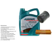 FEBI Controllo Set 5L ADDINOL SUPER LIGHT 0540 Per Mitsubishi Carisma 1.8 MSX