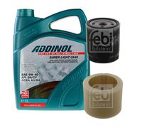 FEBI Controllo Set 5L ADDINOL SUPER LIGHT 0540 Per Peugeot Partner Kasten 1.9