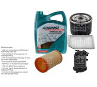 Febi Controllo Set 5L Addinol Super Light 0540 per Renault Laguna I