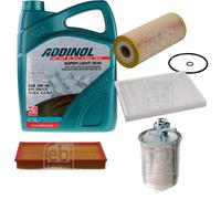 FEBI Controllo Set 5L ADDINOL SUPER LIGHT 0540 Per VW Caddy II Kasten 1.9 SDI