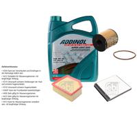 FEBI Controllo set 5L ADDINOL SUPER LUCE 0540 per Citroën Berlingo /Berlingo