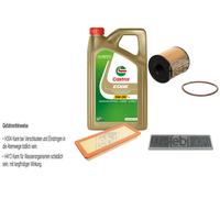 Febi Controllo Set 5L castrol edge IN Titanio FST 5W-30 Ll per Mini