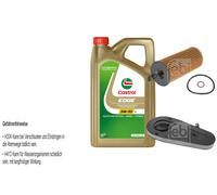 Febi Controllo Set 5L castrol edge Titanio FST 5W-30 Ll per BMW 5er Touring