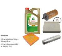 Febi Controllo Set 5L castrol edge Titanio FST 5W-30 Ll per BMW Serie 3er