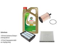 FEBI Controllo set 5L Castrol EDGE Titanio FST 5W-30 LL per Mitsubishi