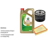 Febi Controllo Set 5L castrol edge Titanio FST 5W-30 Ll per Renault Grande